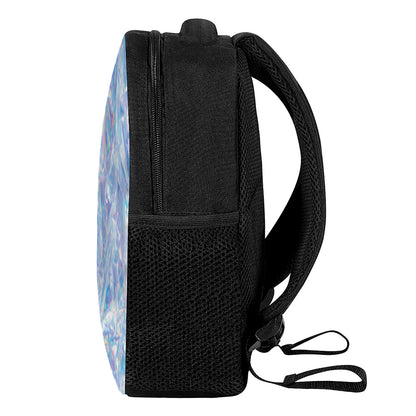 Holographic Artwork Print Casual Backpack
