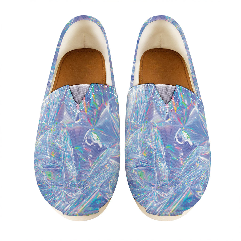 Holographic Artwork Print Casual Shoes