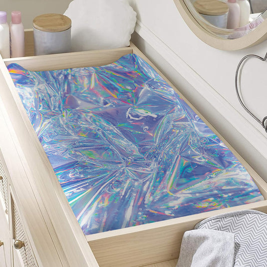 Holographic Artwork Print Changing Pad Cover