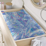 Holographic Artwork Print Changing Pad Cover