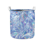 Holographic Artwork Print Collapsible Laundry Basket