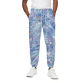 Holographic Artwork Print Cotton Sweatpants