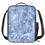 Holographic Artwork Print Crossbody Lunch Bag