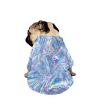 Holographic Artwork Print Dog Zip Up Jacket