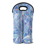Holographic Artwork Print Double Neoprene Wine Tote
