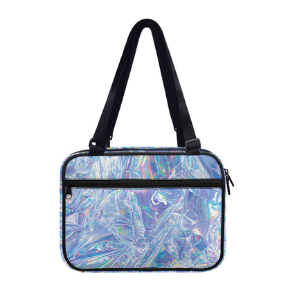 Holographic Artwork Print Double Strap Bible Bag