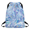 Holographic Artwork Print Drawstring Backpack