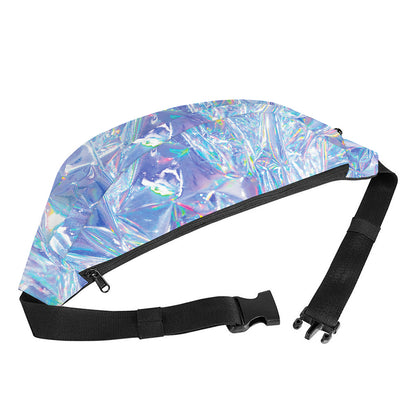 Holographic Artwork Print Fanny Pack