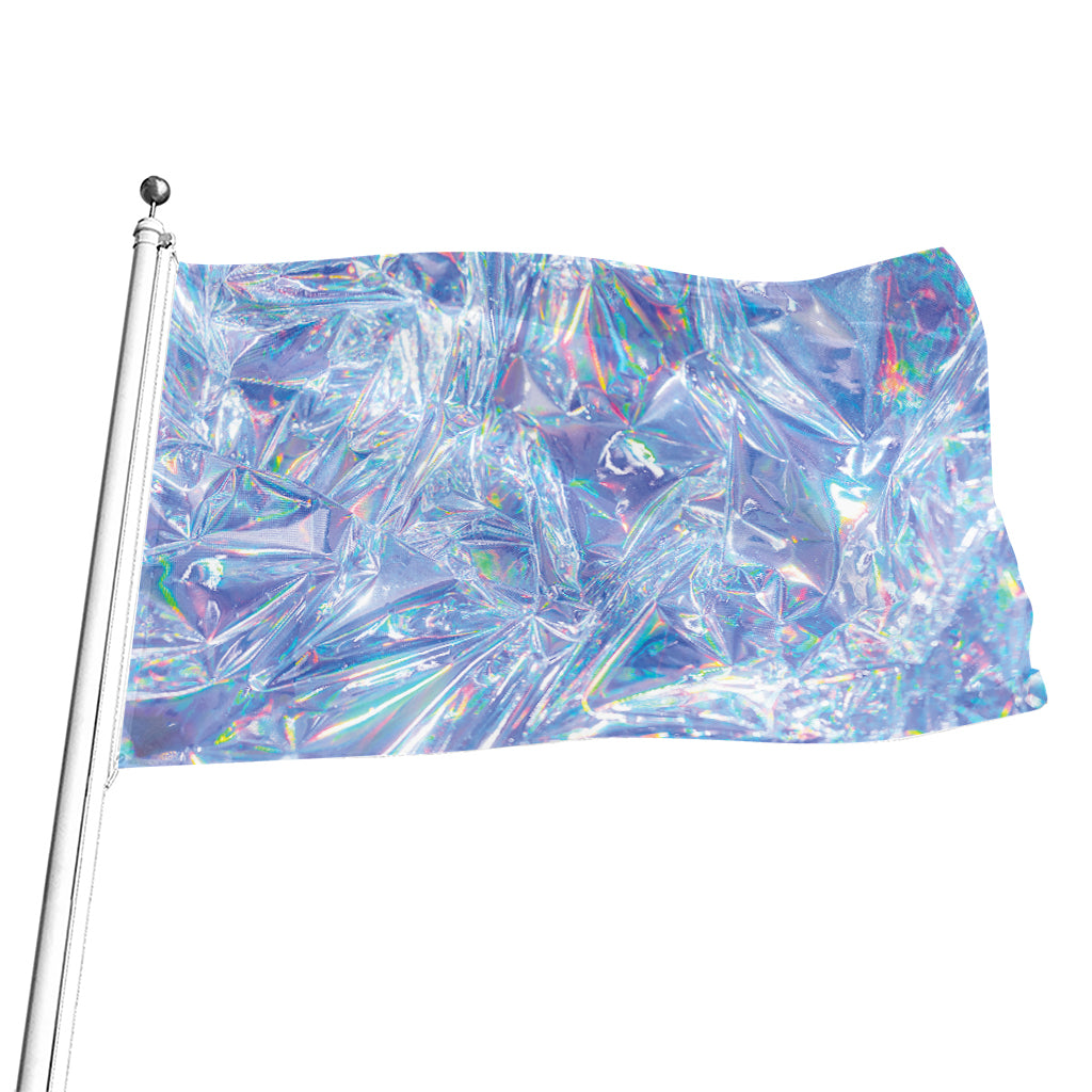 Holographic Artwork Print Flag