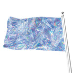 Holographic Artwork Print Flag