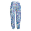 Holographic Artwork Print Fleece Lined Knit Pants