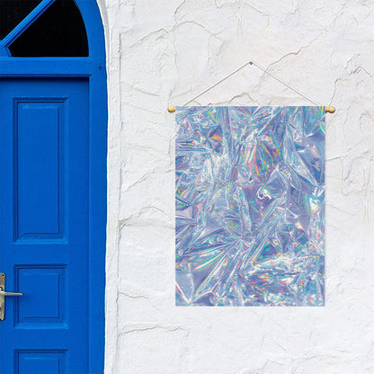 Holographic Artwork Print Garden Flag