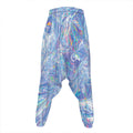 Holographic Artwork Print Hammer Pants