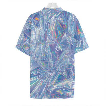 Holographic Artwork Print Hawaiian Shirt