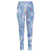 Holographic Artwork Print High-Waisted Pocket Leggings