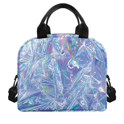 Holographic Artwork Print Insulated Lunch Bag