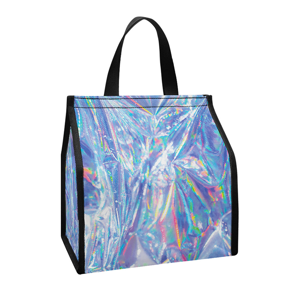 Holographic Artwork Print Insulated Lunch Tote