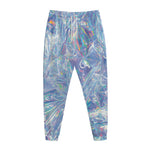 Holographic Artwork Print Jogger Pants