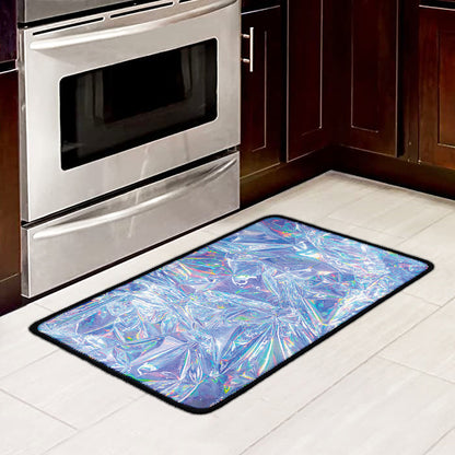 Holographic Artwork Print Kitchen Mat