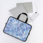 Holographic Artwork Print Laptop Sleeve With Handle