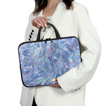 Holographic Artwork Print Laptop Sleeve With Handle