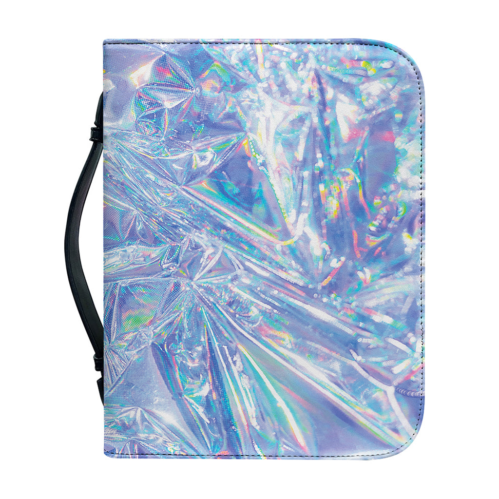 Holographic Artwork Print Leather Bible Cover