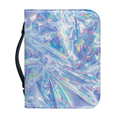 Holographic Artwork Print Leather Bible Cover