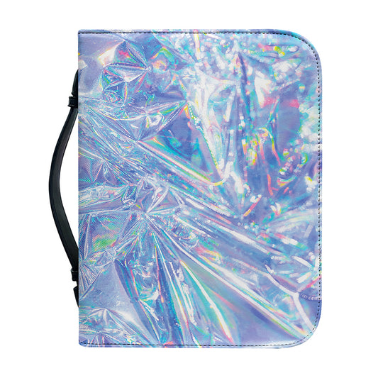 Holographic Artwork Print Leather Bible Cover