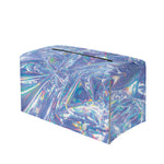 Holographic Artwork Print Leather Tissue Box Cover
