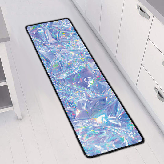 Holographic Artwork Print Long Kitchen Mat