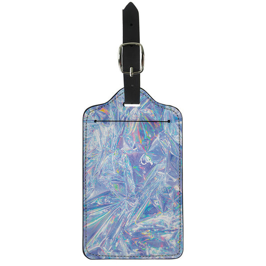 Holographic Artwork Print Luggage Tag
