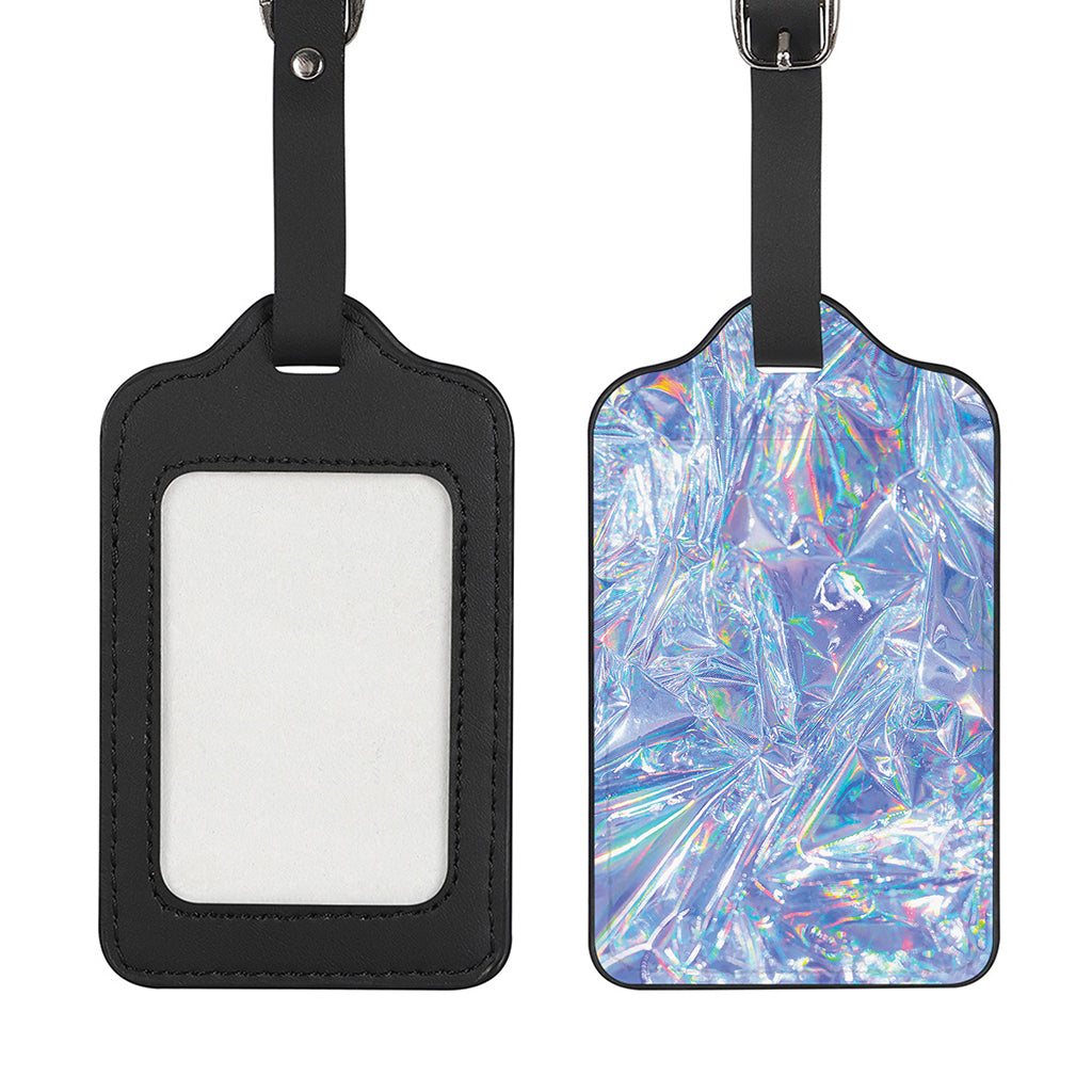 Holographic Artwork Print Luggage Tag