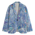 Holographic Artwork Print Men's Blazer