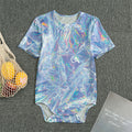 Holographic Artwork Print Men's Bodysuit