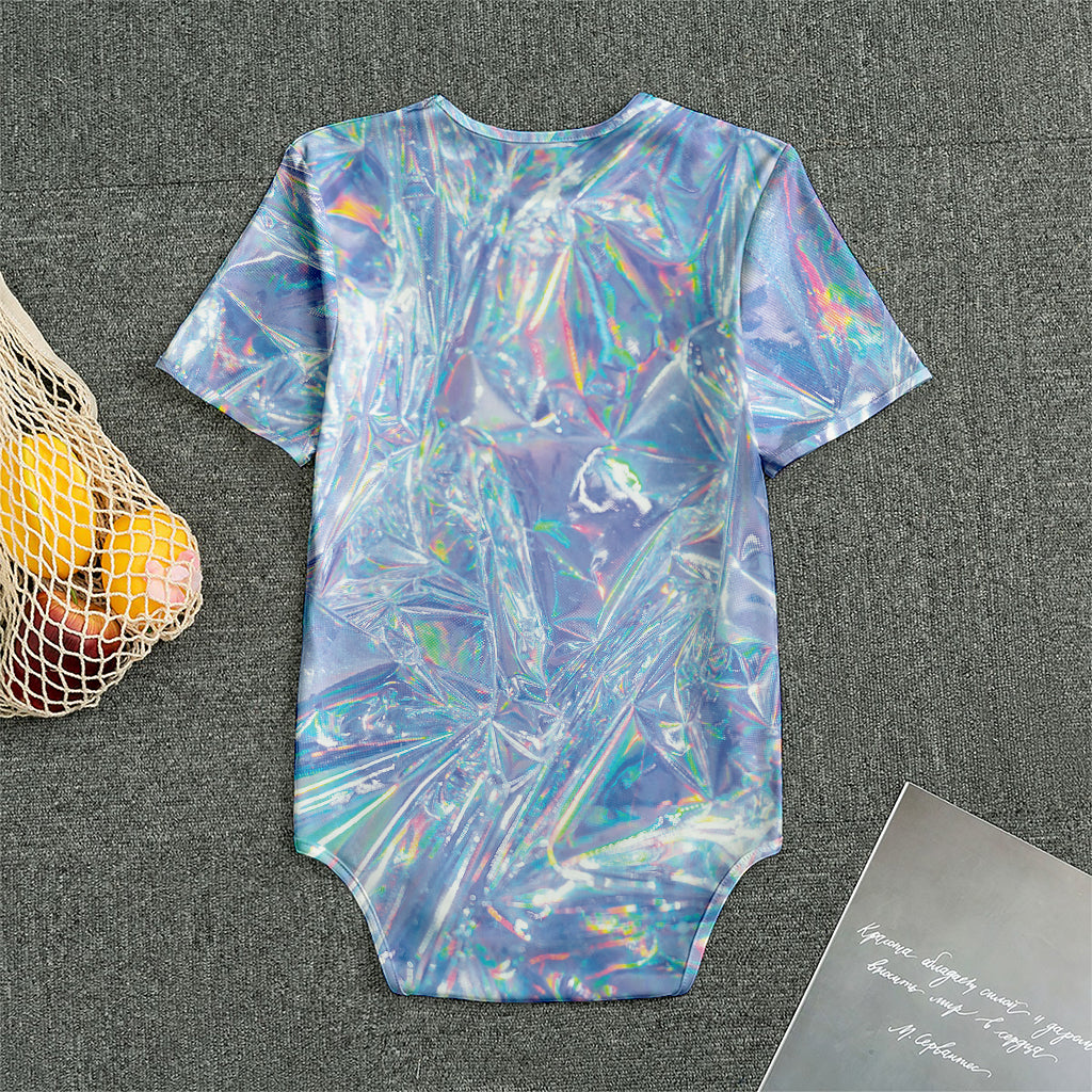 Holographic Artwork Print Men's Bodysuit