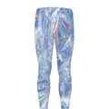 Holographic Artwork Print Men's Leggings