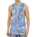 Holographic Artwork Print Men's Muscle Tank Top