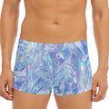 Holographic Artwork Print Men's Short Boxer Briefs