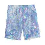 Holographic Artwork Print Men's Sports Shorts