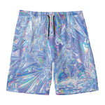 Holographic Artwork Print Men's Swim Trunks