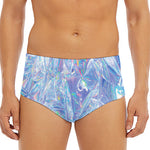 Holographic Artwork Print Men's Triangle Swim Briefs