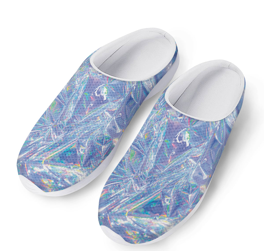 Holographic Artwork Print Mesh Casual Shoes