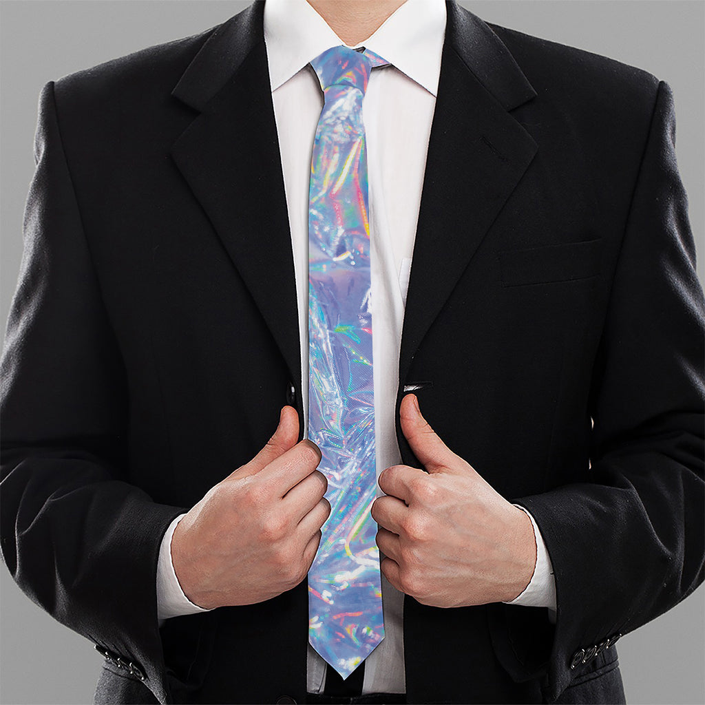 Holographic Artwork Print Necktie