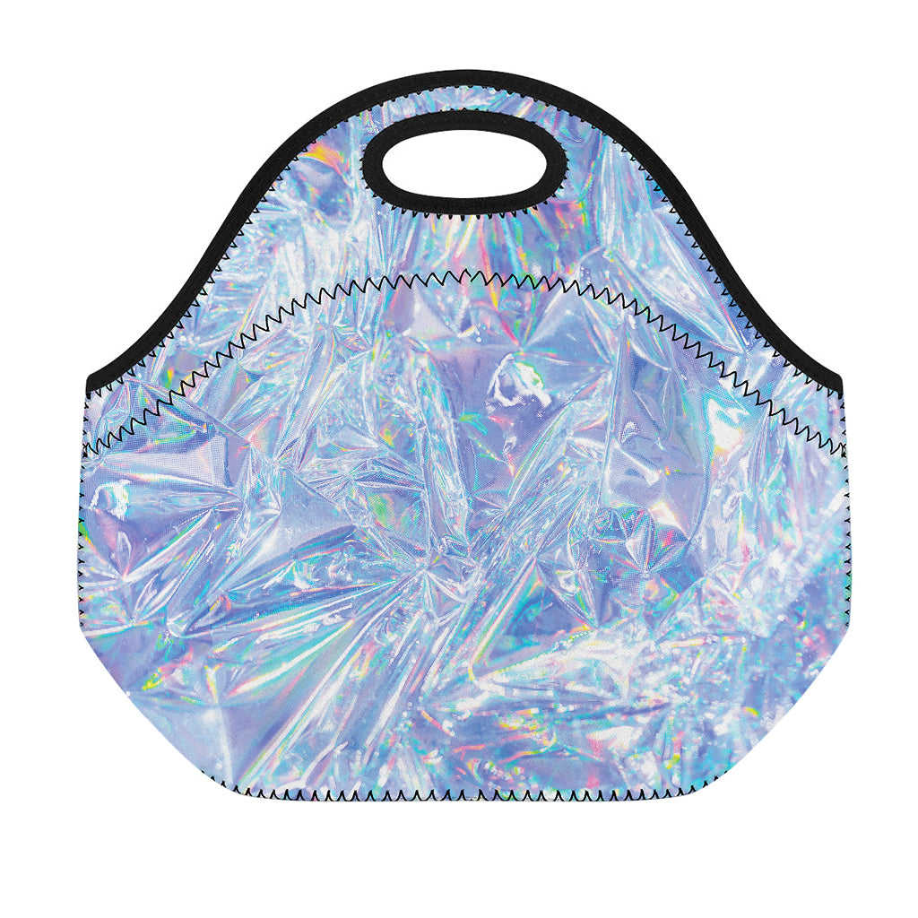 Holographic Artwork Print Neoprene Lunch Bag