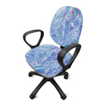 Holographic Artwork Print Office Chair Cover