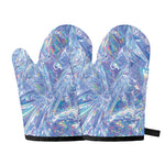 Holographic Artwork Print Oven Mitts
