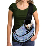 Holographic Artwork Print Pet Sling Carrier
