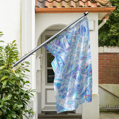 Holographic Artwork Print Polyester Flag