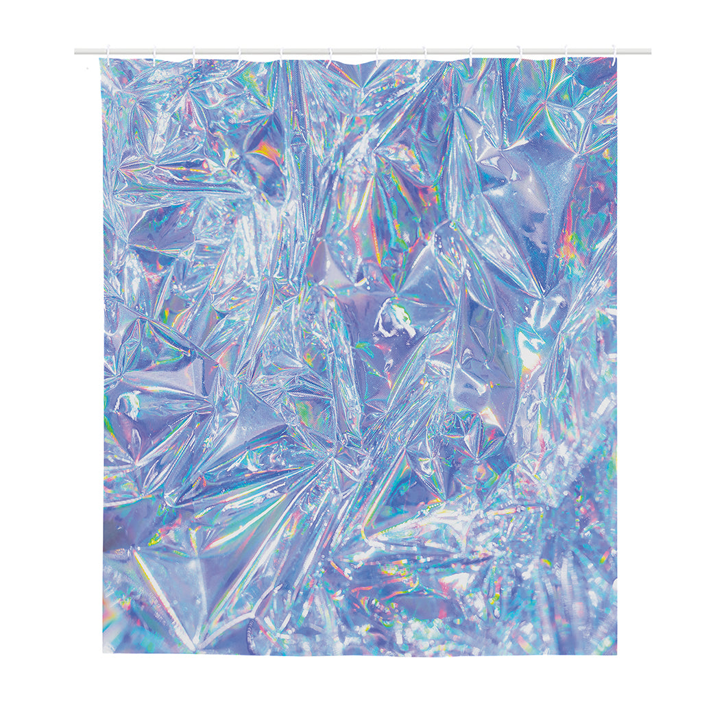 Holographic Artwork Print Polyester Shower Curtain