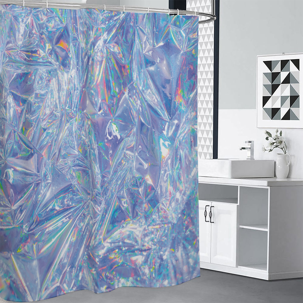 Holographic Artwork Print Premium Shower Curtain